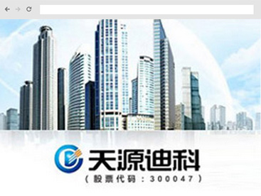 天源迪科官方网站设计制作