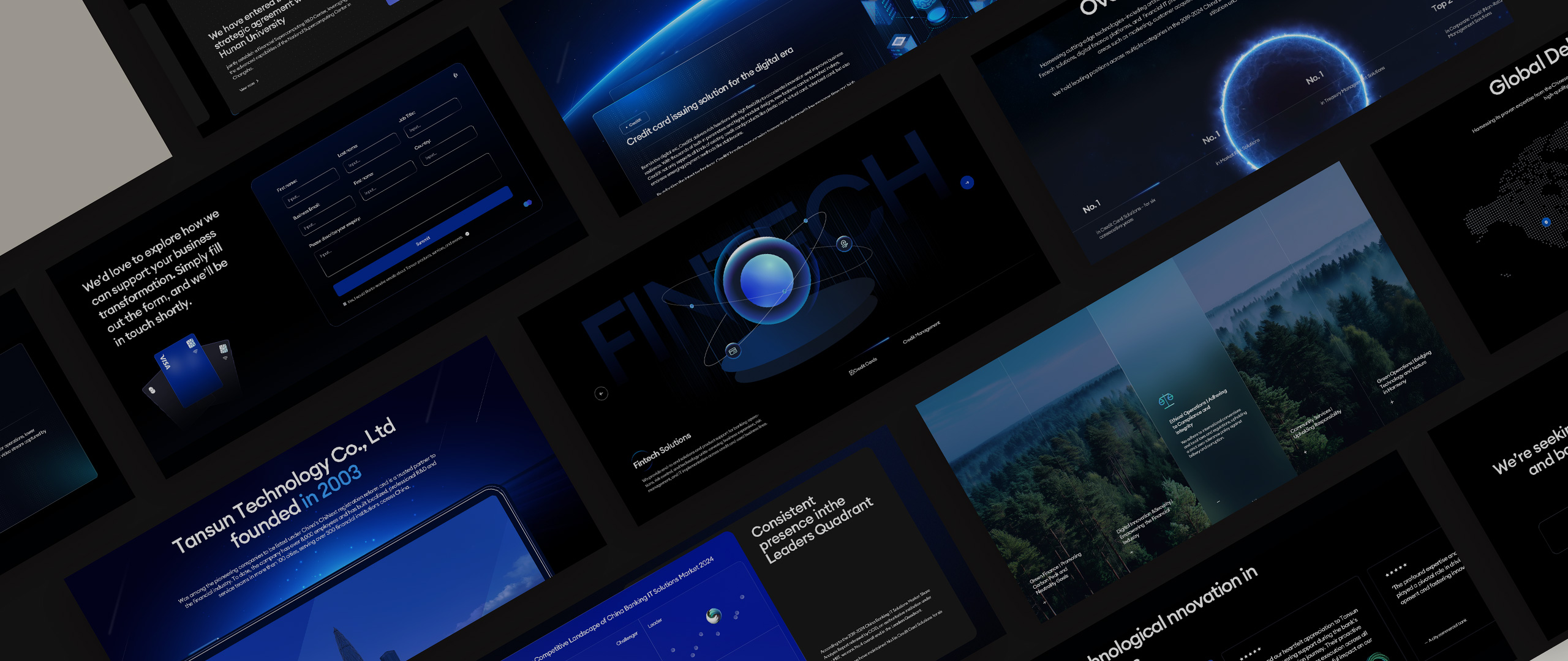 天阳科技网站设计图